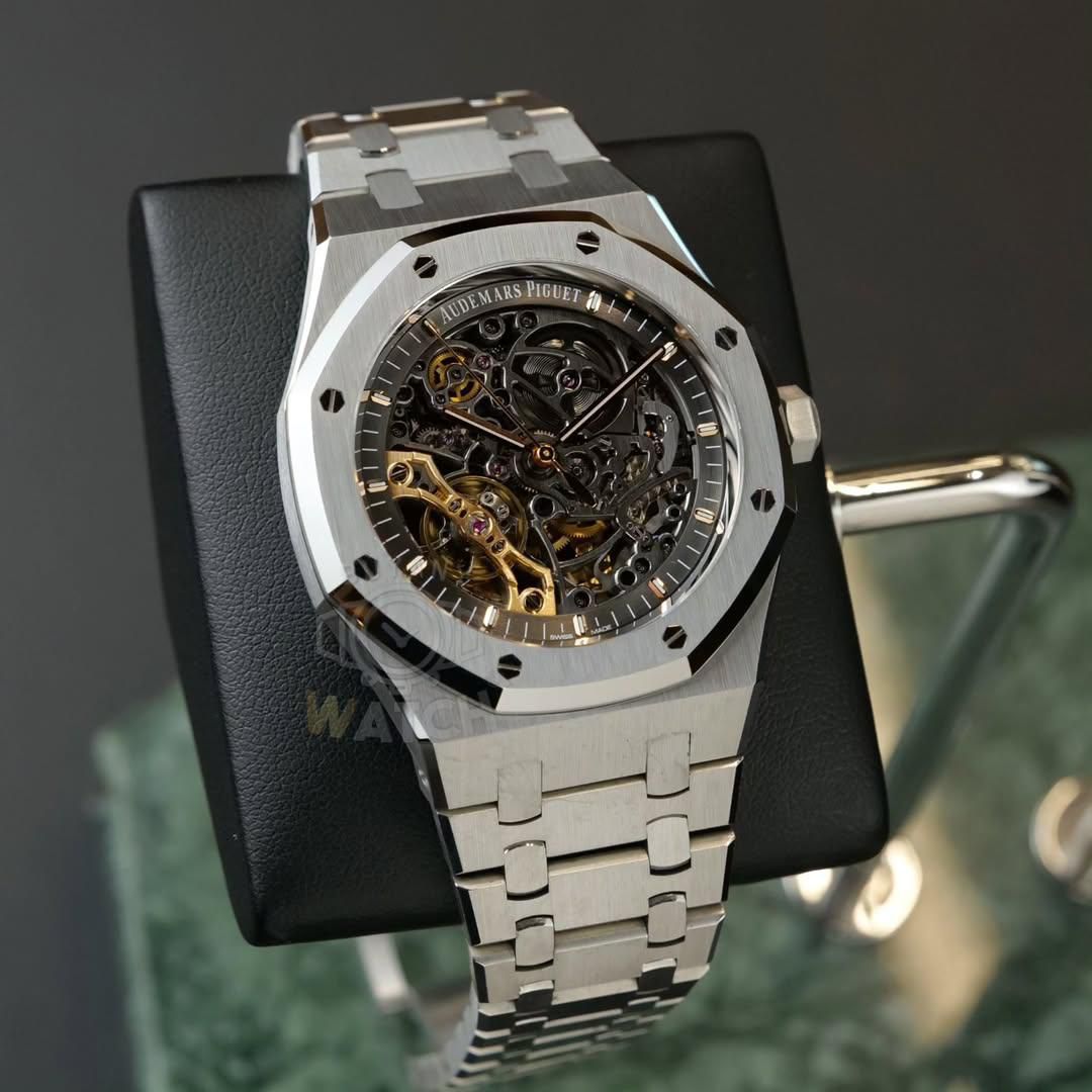 Audemars Piguet Royal Oak Skeleton Open Heart Stainless Steel 41mm Automatic Men’s Watch - Image 2