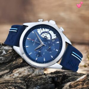 Tommy Hilfiger Blue Dial Chronograph 43mm Quartz Movement Men's Watch