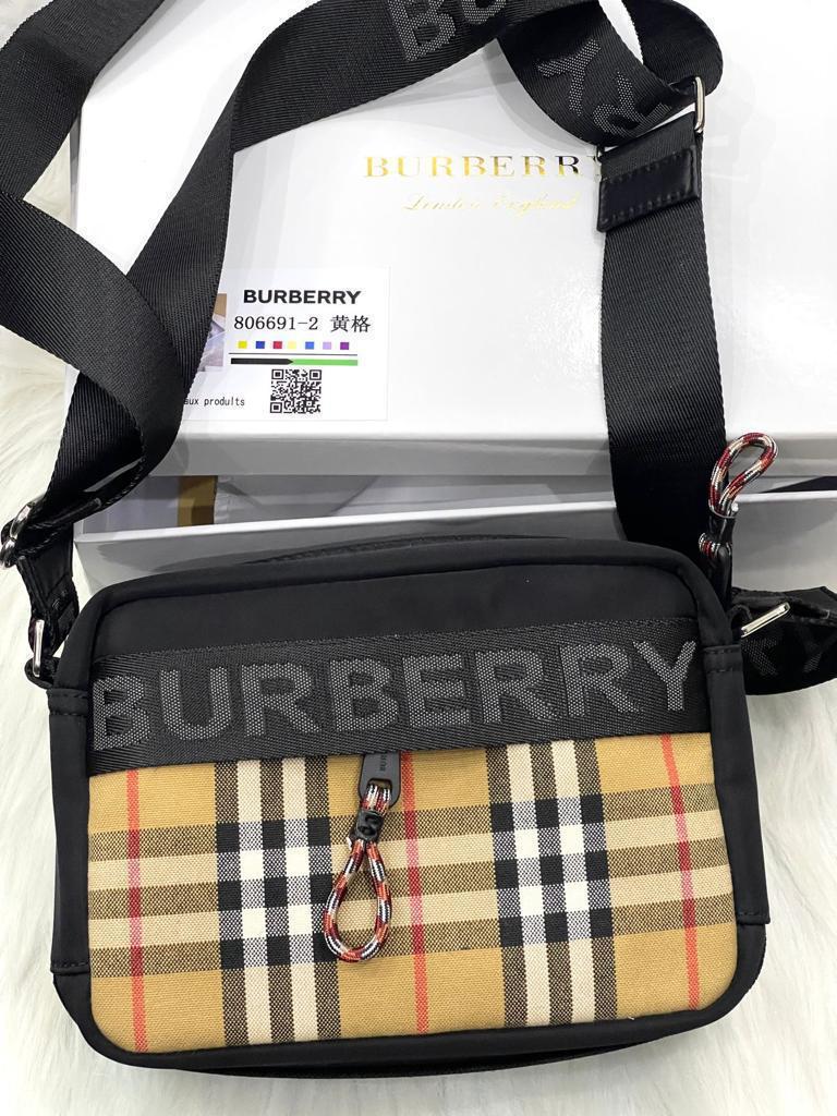 Burberry Paddy Vintage Check Crossbody Sling Bag - Image 5