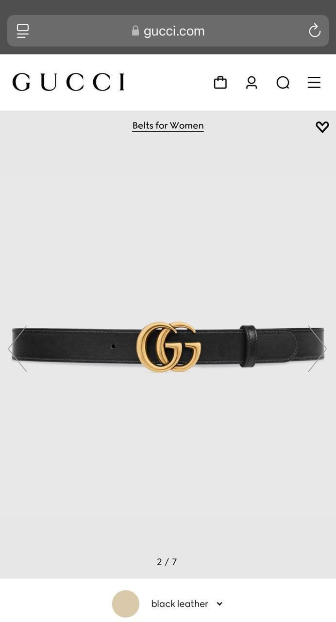 Gucci GG Marmont Reversible GG Supreme Canvas Belt - Image 6