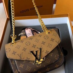 Louis Vuitton Passy Monogram Chain Shoulder Bag For Women