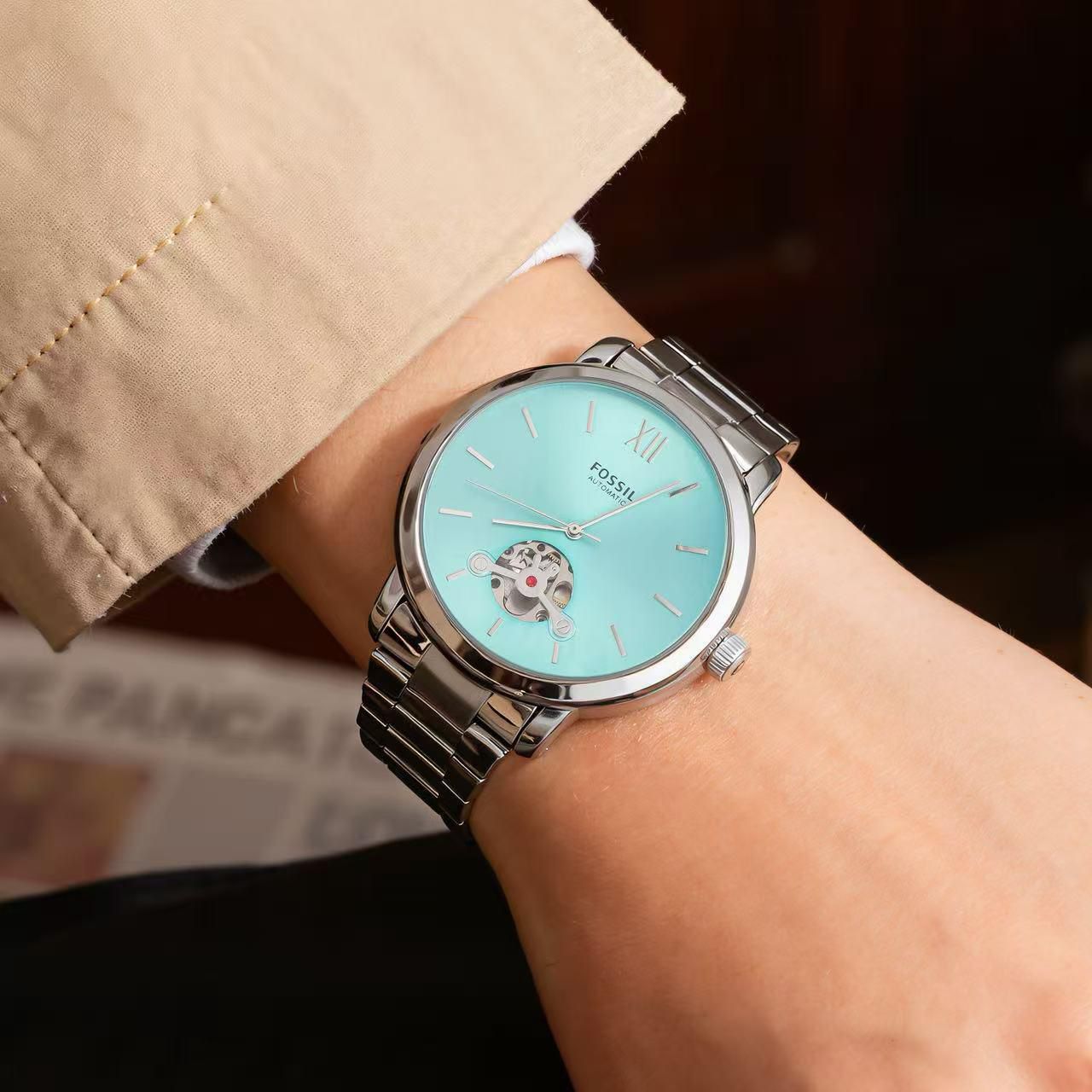 Fossil Neutra Twist 42mm Automatic Men's Watch