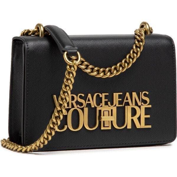 Versace Jeans Couture Saffiano Leather Chain Crossbody Women's Bag