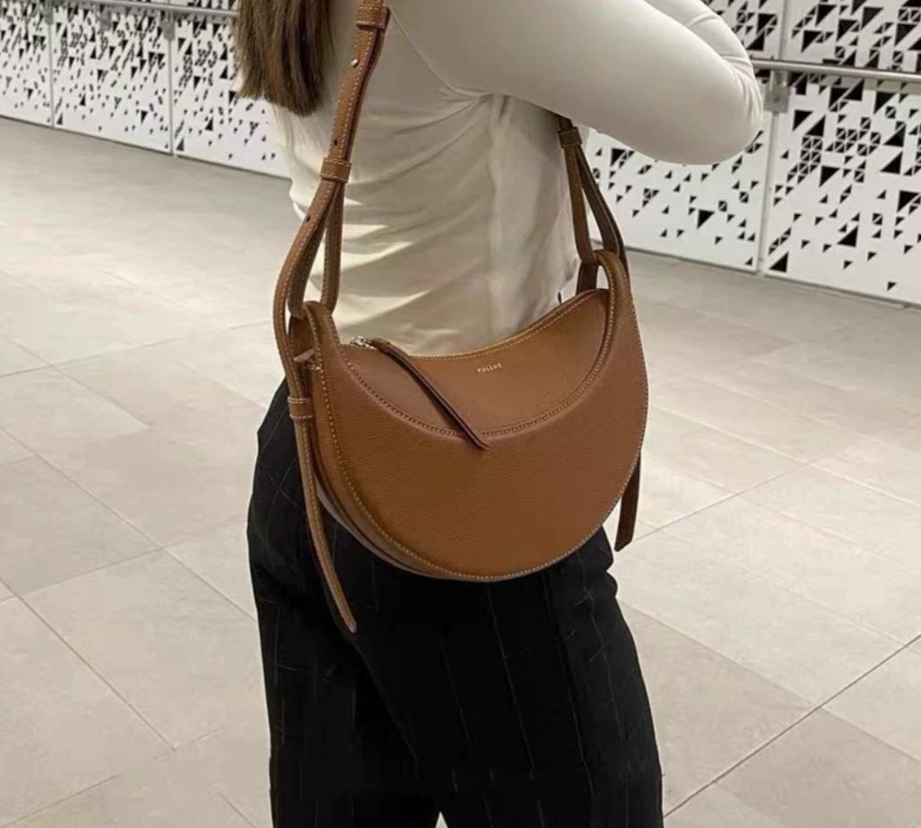 Polène Numéro Dix Textured Leather Women's Shoulder Bag - Image 2