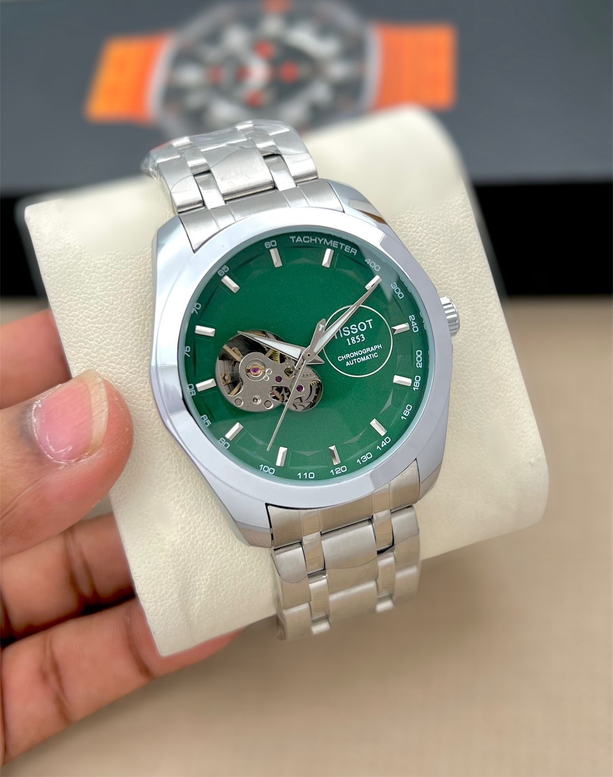 Tissot Couturier Automatic Open Heart Men's Luxury Watch - Image 2