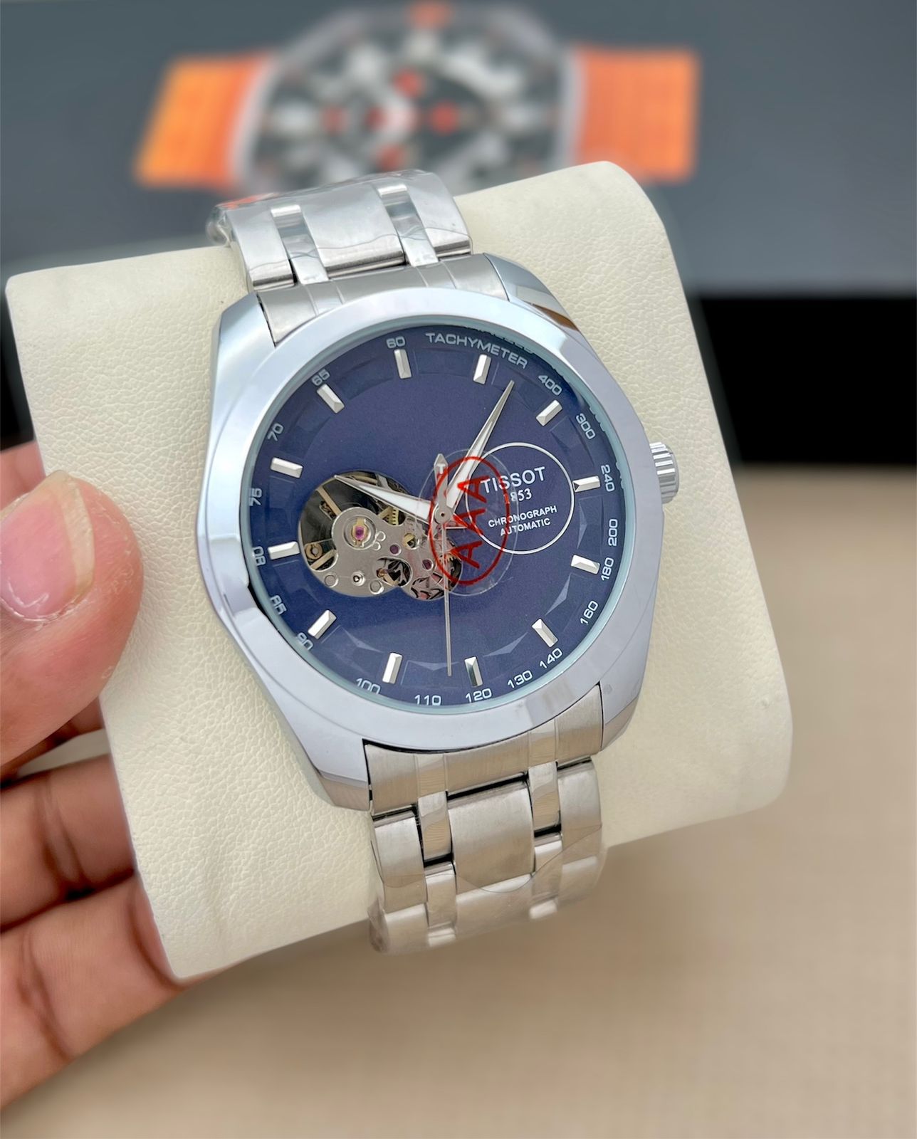 Tissot Couturier Automatic Open Heart Men's Luxury Watch - Image 6