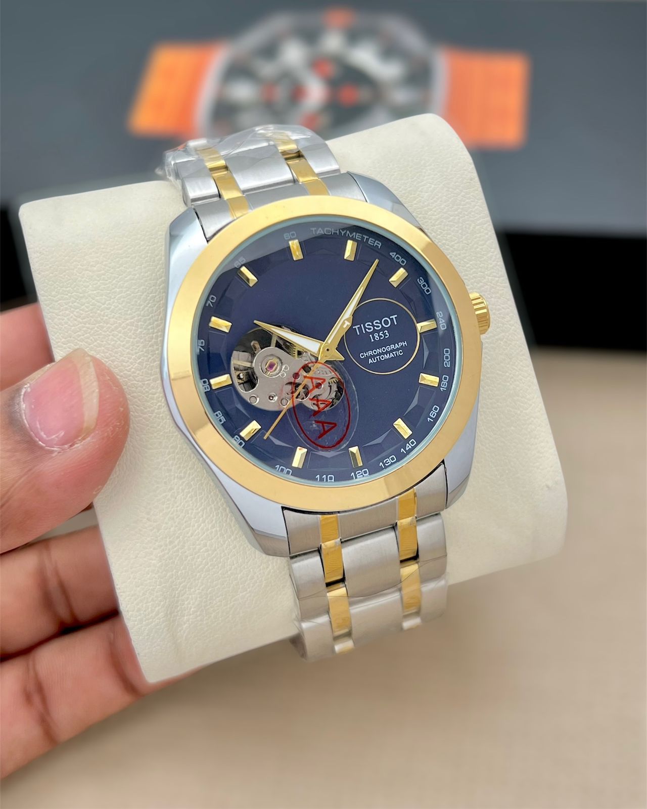 Tissot Couturier Automatic Open Heart Men's Luxury Watch - Image 8