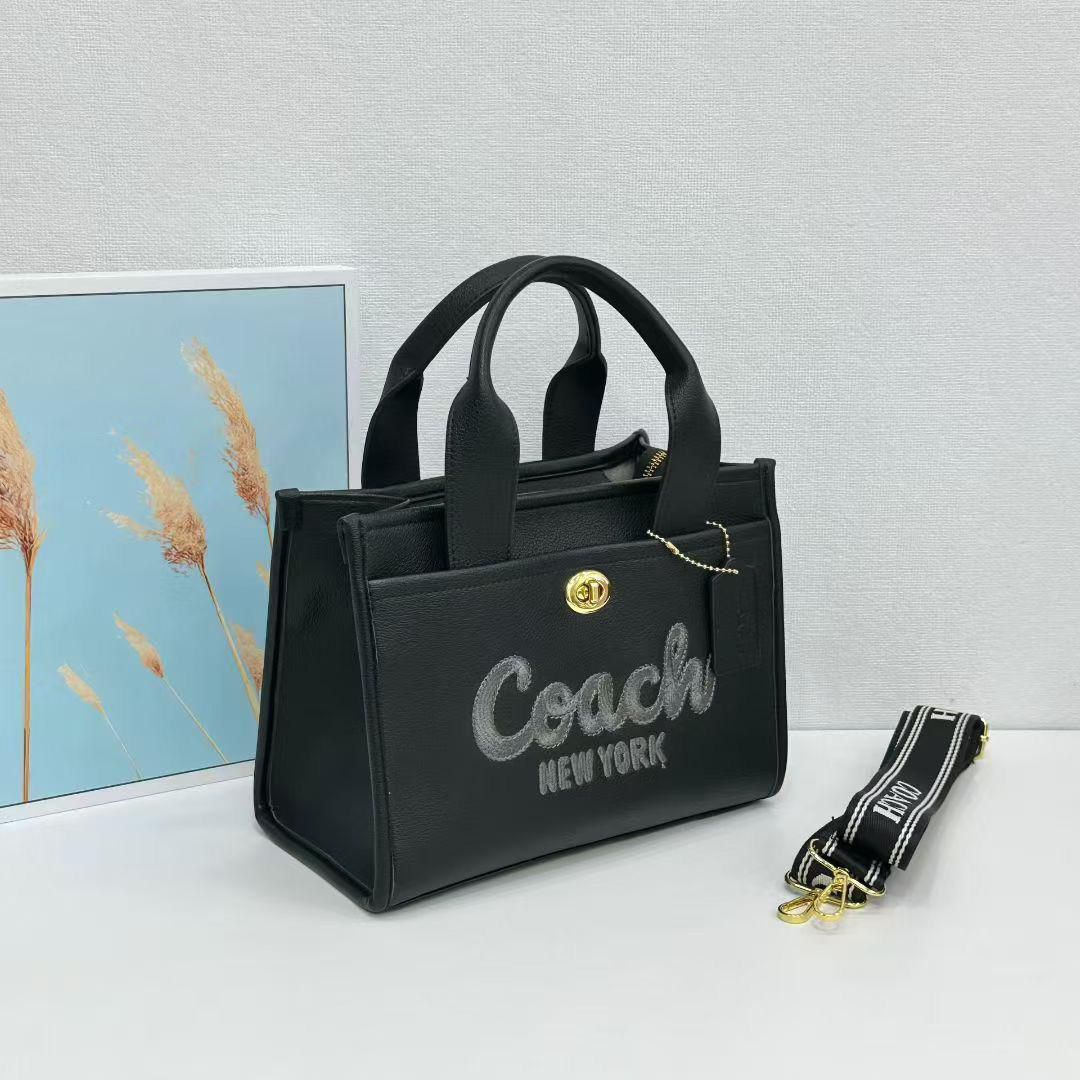 Coach Cargo Tote 26 Pebble Leather Bag For Women