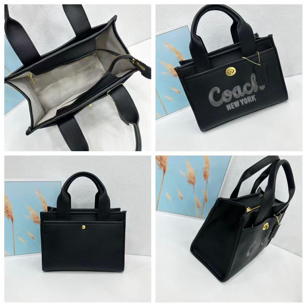 Coach Cargo Tote 26 Pebble Leather Bag For Women - Image 4