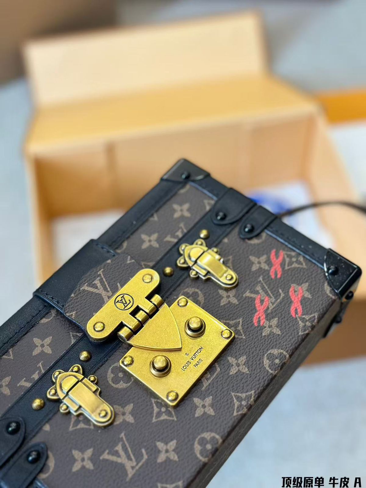 Louis Vuitton Petite Malle Monogram Canvas Trunk Women's Handbag - Image 2