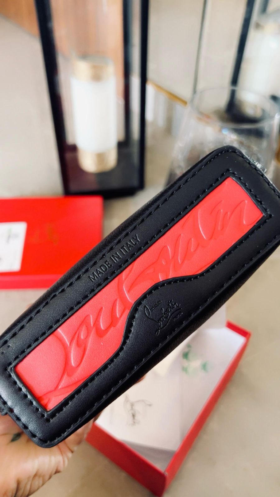 Christian Louboutin Cabata Leather Women's Mini Tote Bag - Image 4