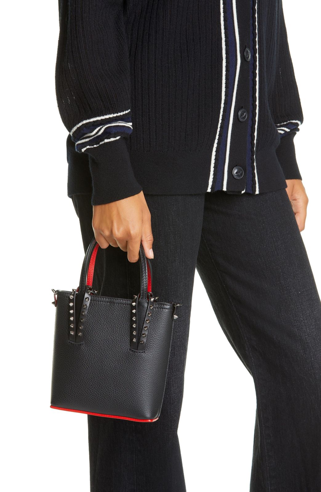 Christian Louboutin Cabata Leather Women's Mini Tote Bag - Image 5