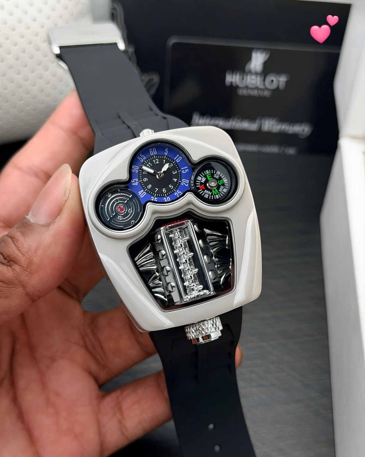 Jacob & Co. Bugatti Tourbillon 44mm Quartz Movement Luxury Men’s Watch - Image 2