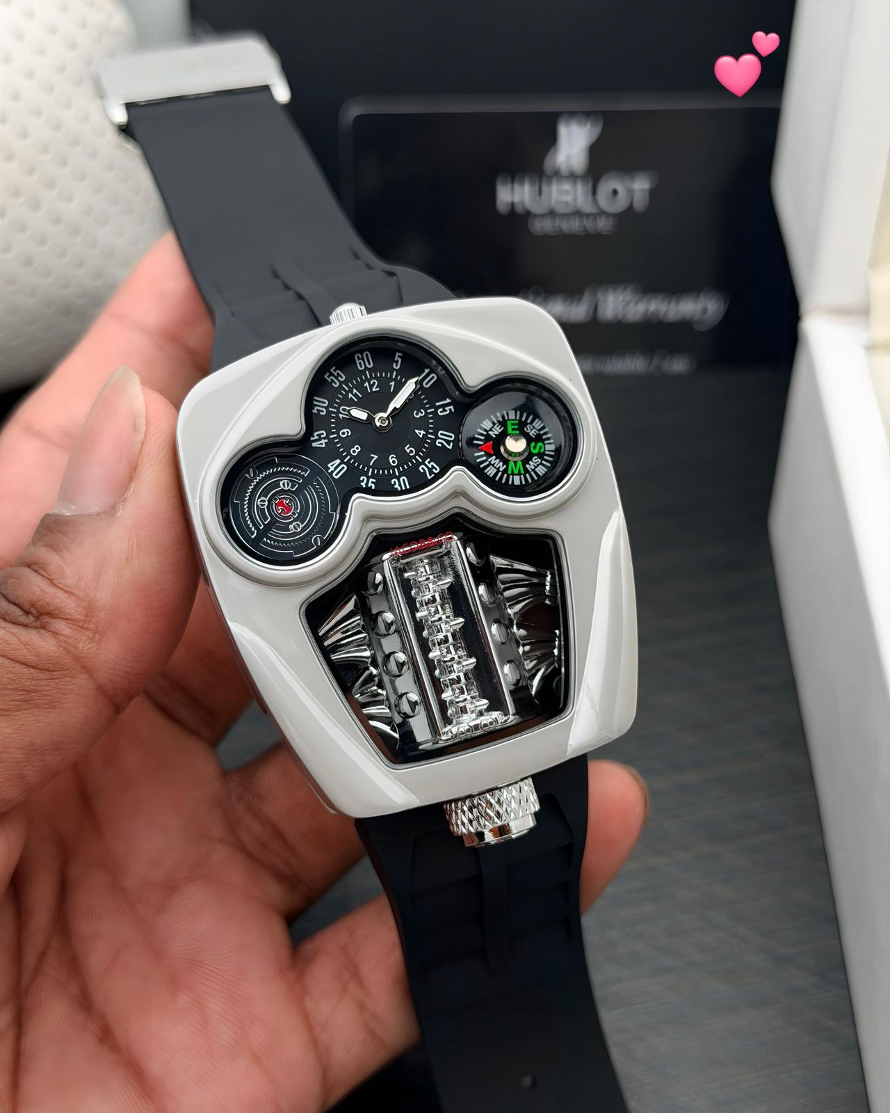 Jacob & Co. Bugatti Tourbillon 44mm Quartz Movement Luxury Men’s Watch