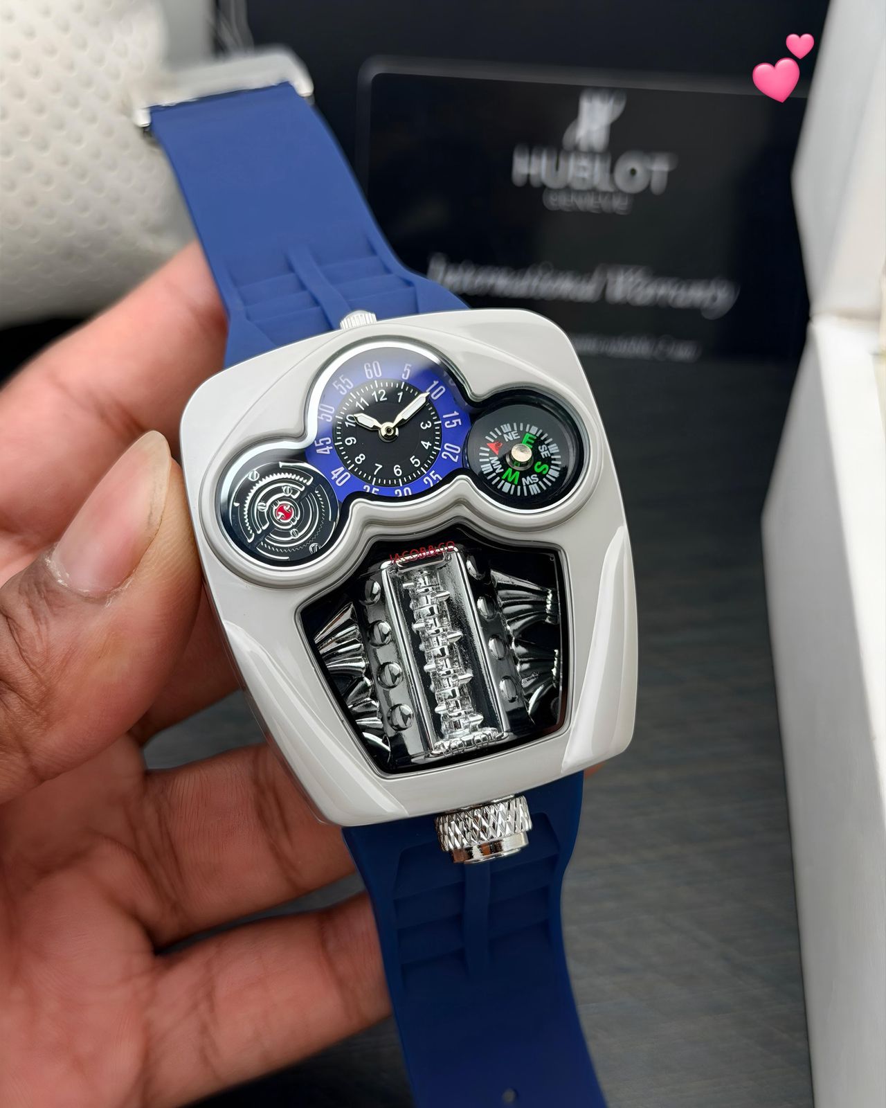 Jacob & Co. Bugatti Tourbillon 44mm Quartz Movement Luxury Men’s Watch - Image 5