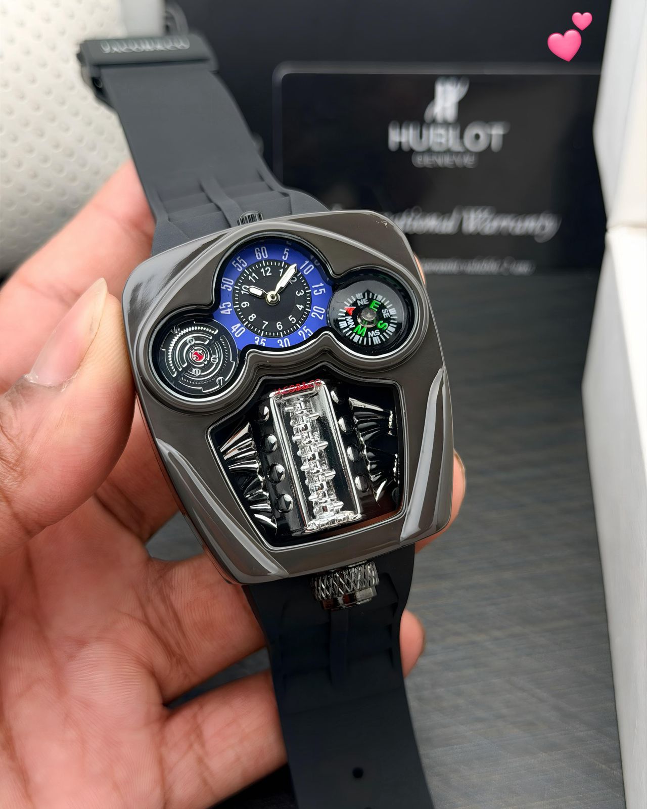 Jacob & Co. Bugatti Tourbillon 44mm Quartz Movement Luxury Men’s Watch - Image 7