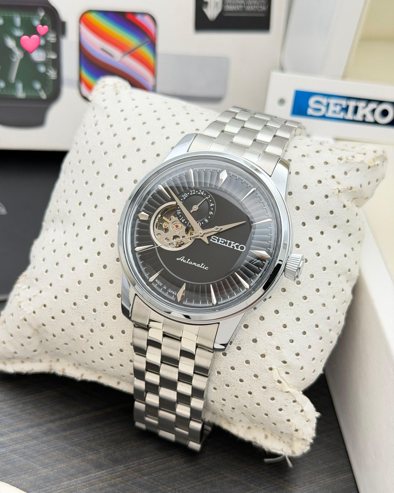 Seiko Presage Cocktail Time Open Heart Dial 43mm Automatic Men's Watch - Image 6