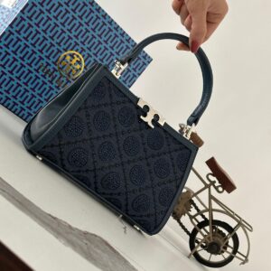 Tory Burch Eleanor Spazzolato Embellished Women's Mini Satchel Bag