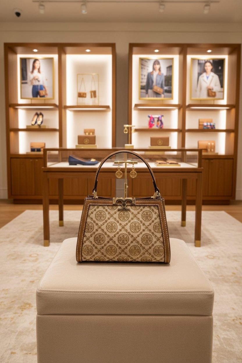 Tory Burch Eleanor Spazzolato Embellished Women's Mini Satchel Bag - Image 2