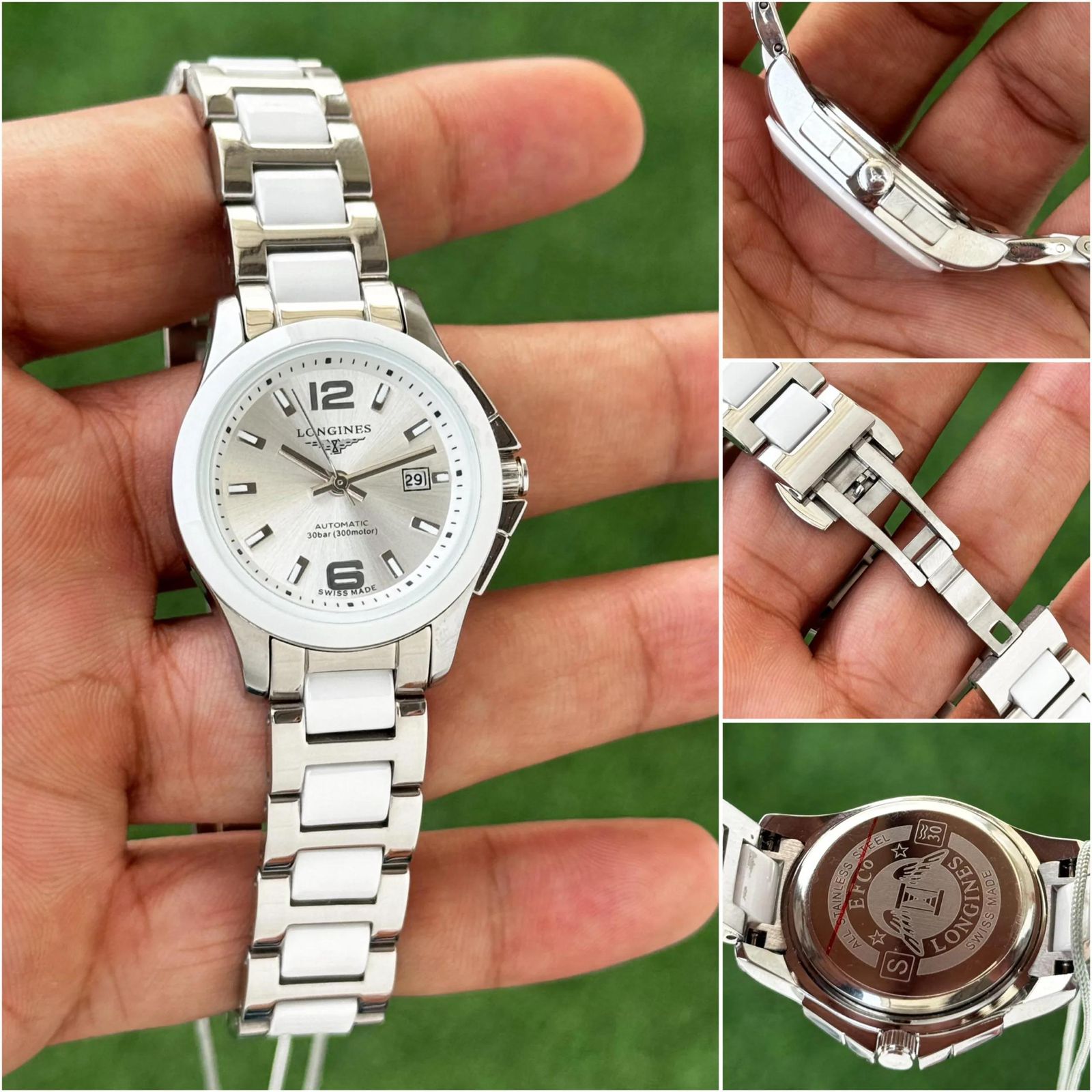 Longines Conquest Stainless Steel Quartz Movement Men's Watch - Image 3