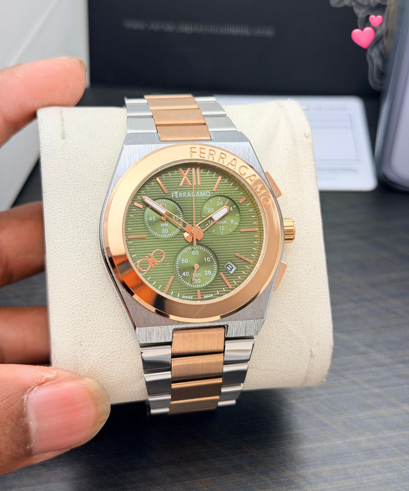 Ferragamo Vega Chronograph 42mm Quartz Movement Men's Watch - Image 2