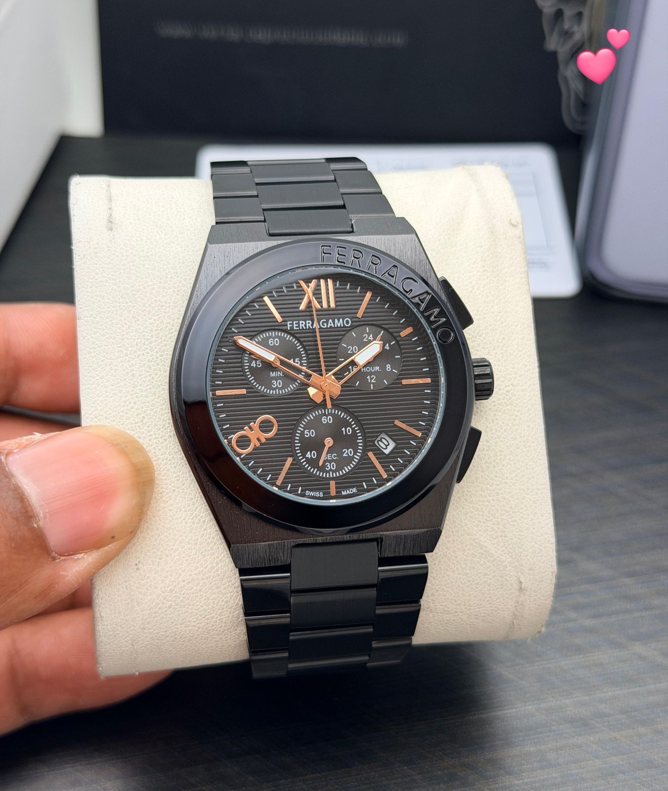 Ferragamo Vega Chronograph 42mm Quartz Movement Men's Watch - Image 5