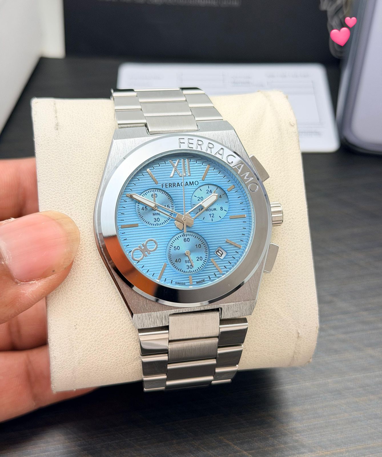 Ferragamo Vega Chronograph 42mm Quartz Movement Men's Watch - Image 7