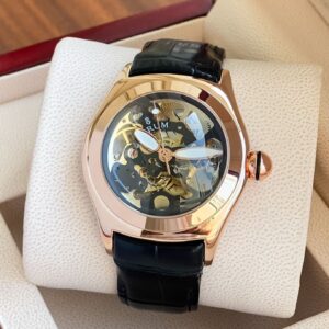 Corum Bubble Skeleton 18k Rose Gold 42mm Automatic Men's Watch