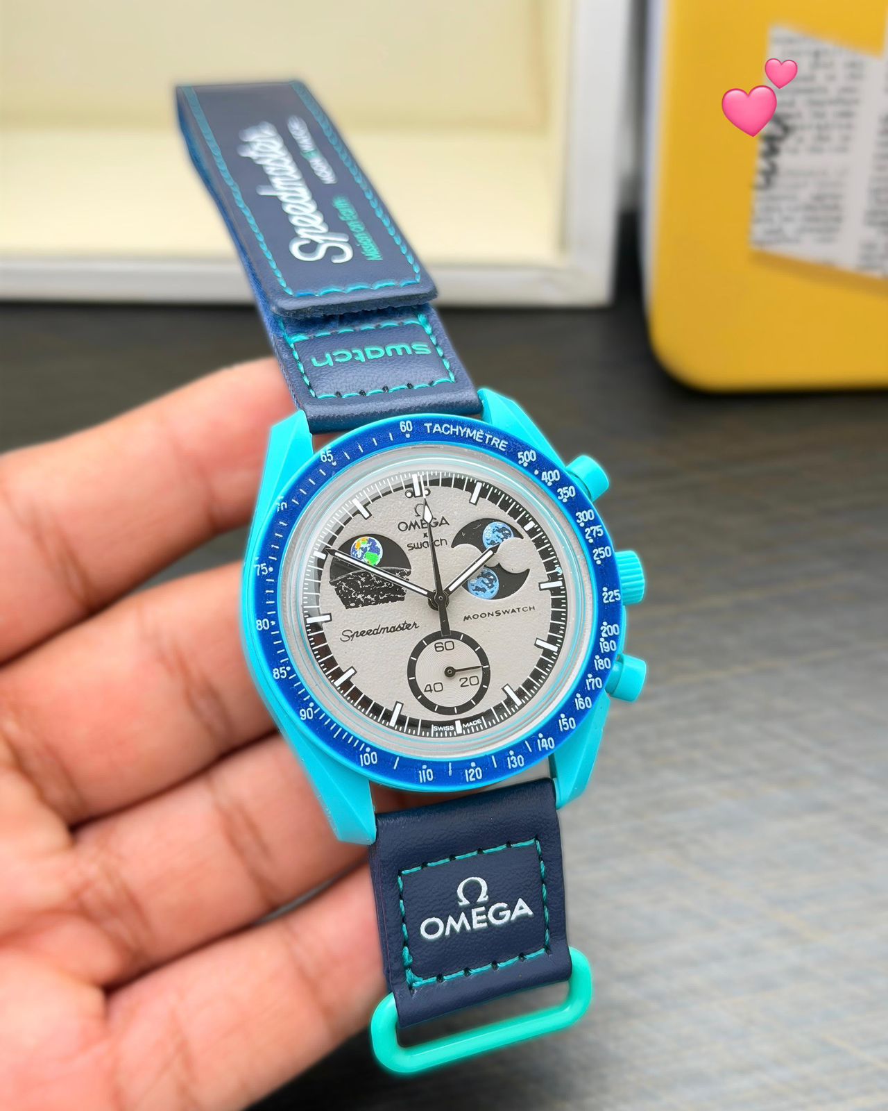 Omega x Swatch Mission on Earth Bioceramic MoonSwatch Quartz Movement Men's watch