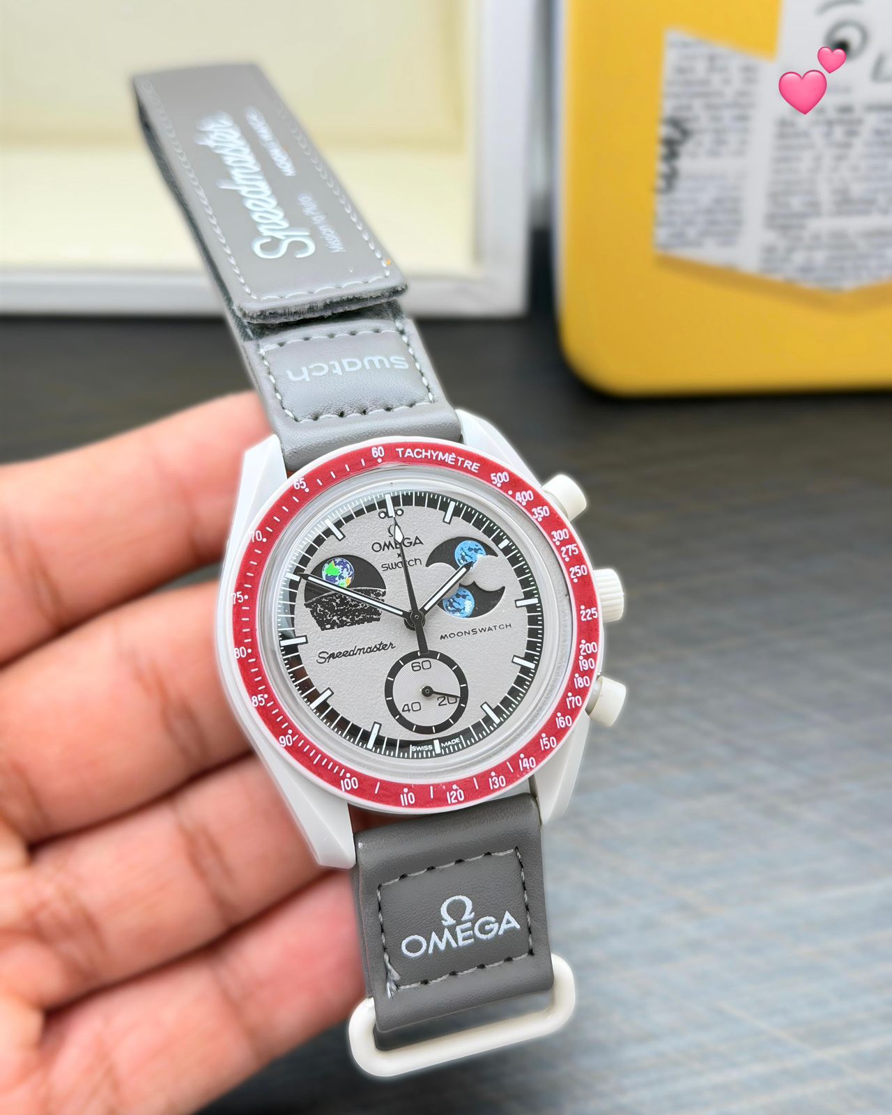 Omega x Swatch Mission on Earth Bioceramic MoonSwatch Quartz Movement Men's watch - Image 3