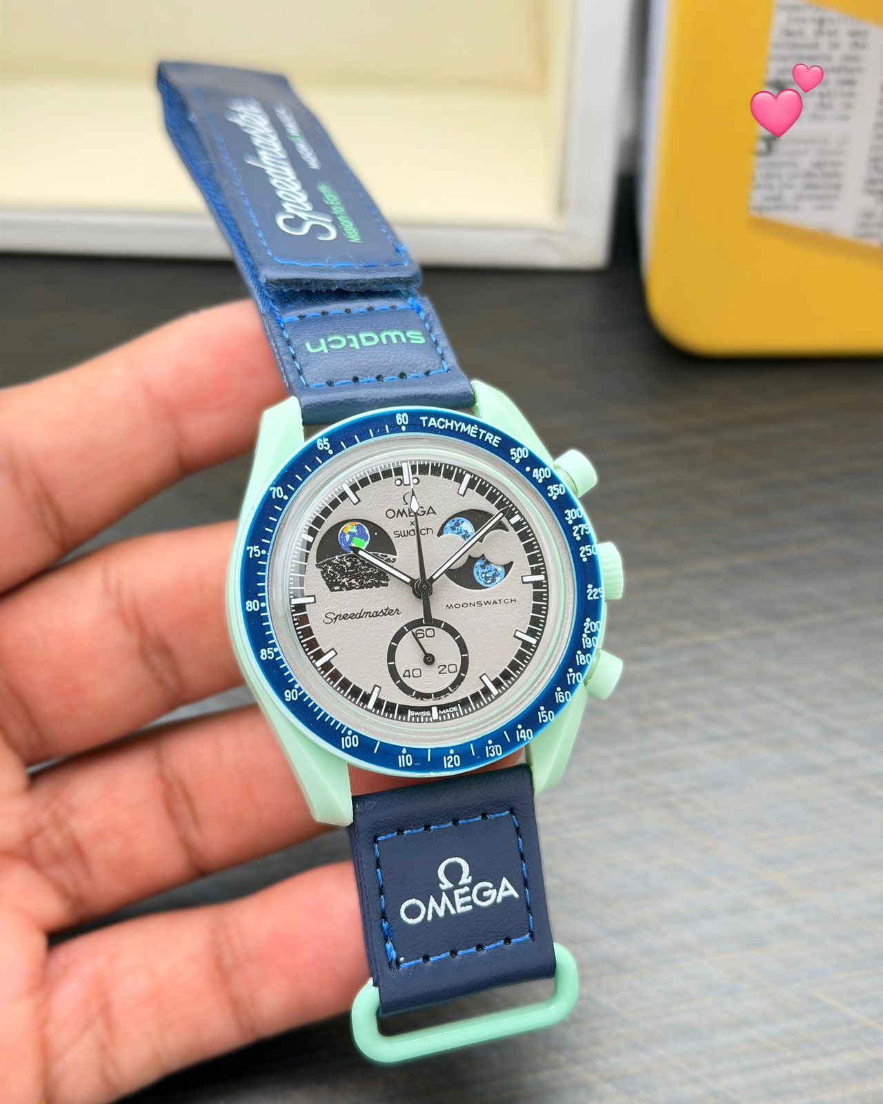 Omega x Swatch Mission on Earth Bioceramic MoonSwatch Quartz Movement Men's watch - Image 2