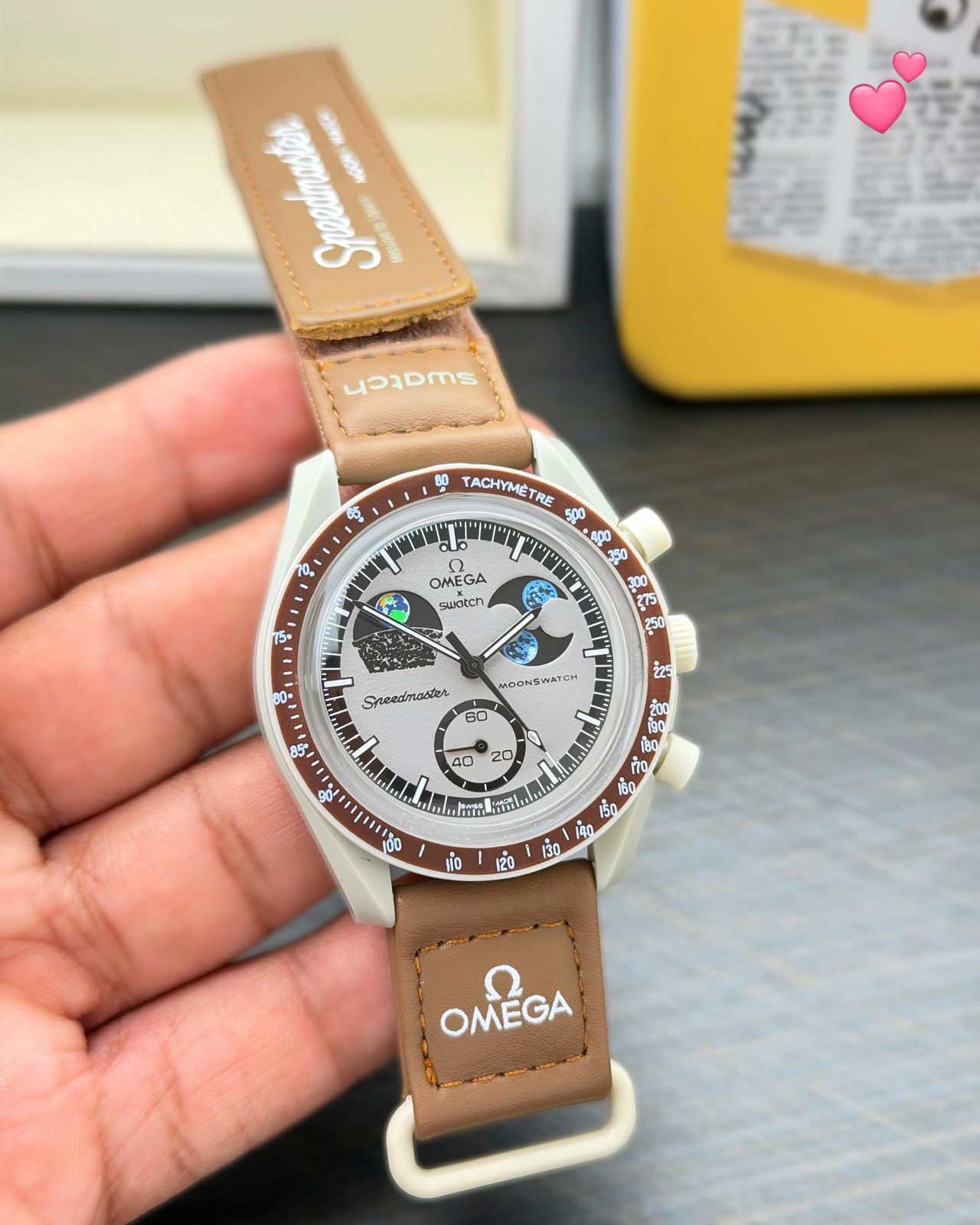 Omega x Swatch Mission on Earth Bioceramic MoonSwatch Quartz Movement Men's watch - Image 5