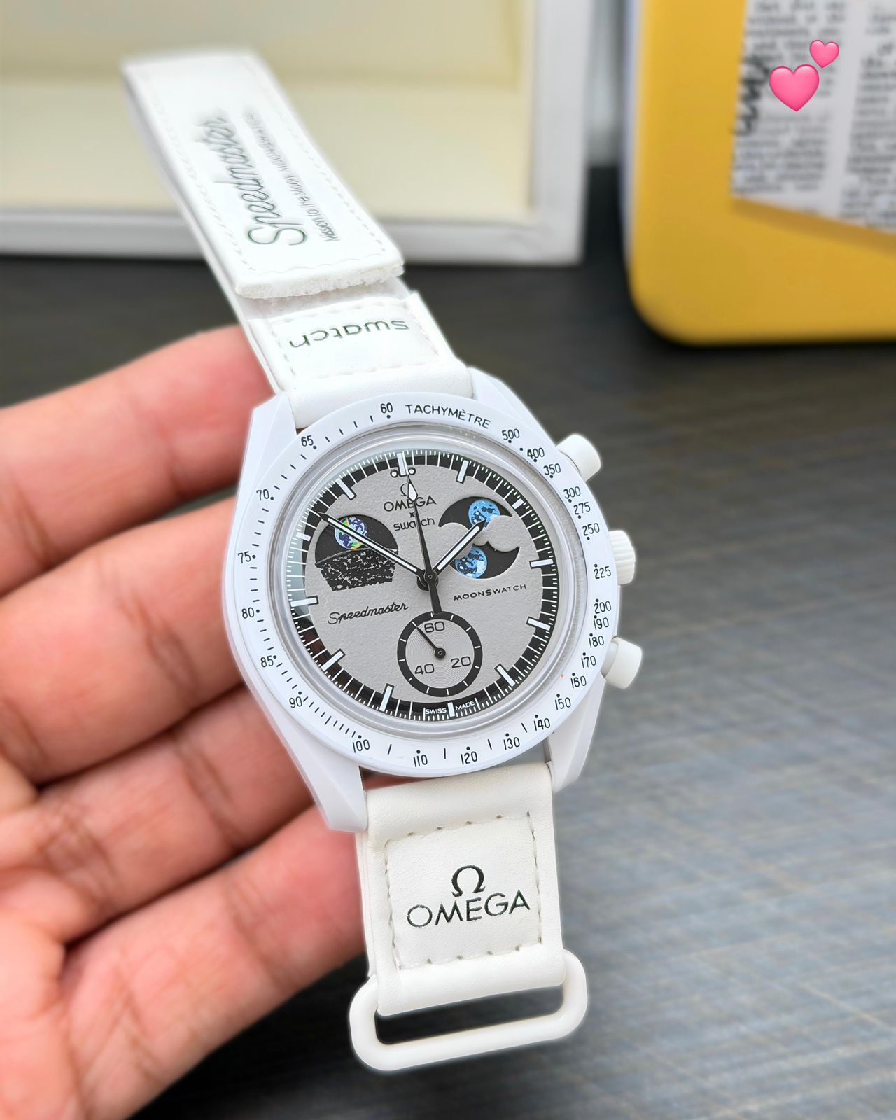 Omega x Swatch Mission on Earth Bioceramic MoonSwatch Quartz Movement Men's watch - Image 4