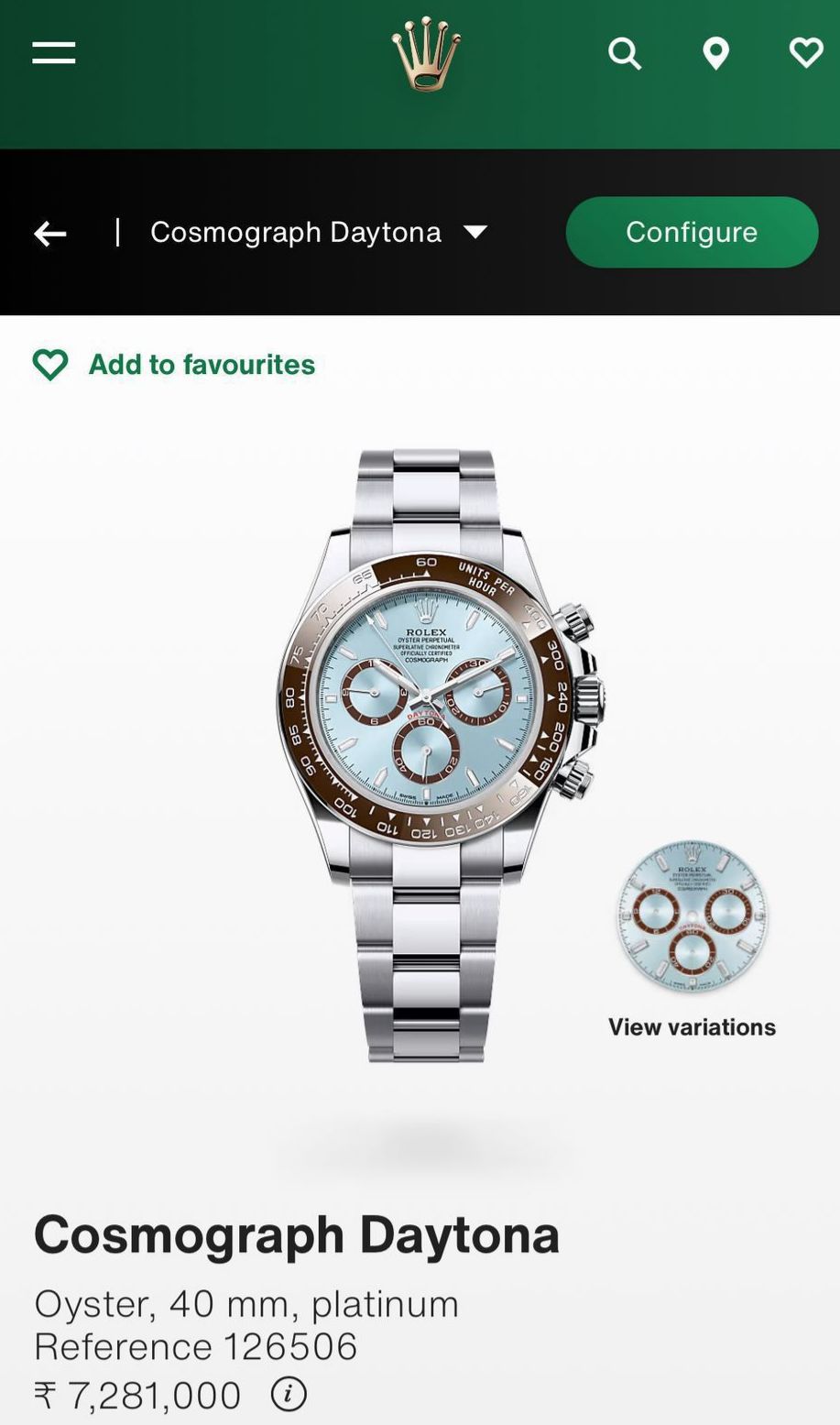 Rolex Cosmograph Daytona Ice Blue Chronograph 40mm Automatic Men's watch - Image 3