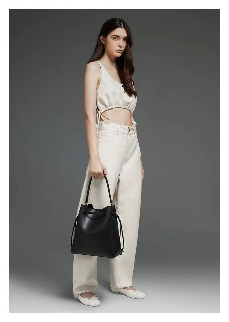 Charles & Keith Bellamy Drawstring Women's Bucket Tote Bag - Image 2