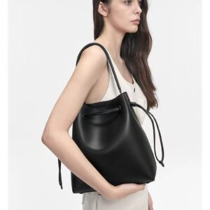 Charles & Keith Bellamy Drawstring Women's Bucket Tote Bag