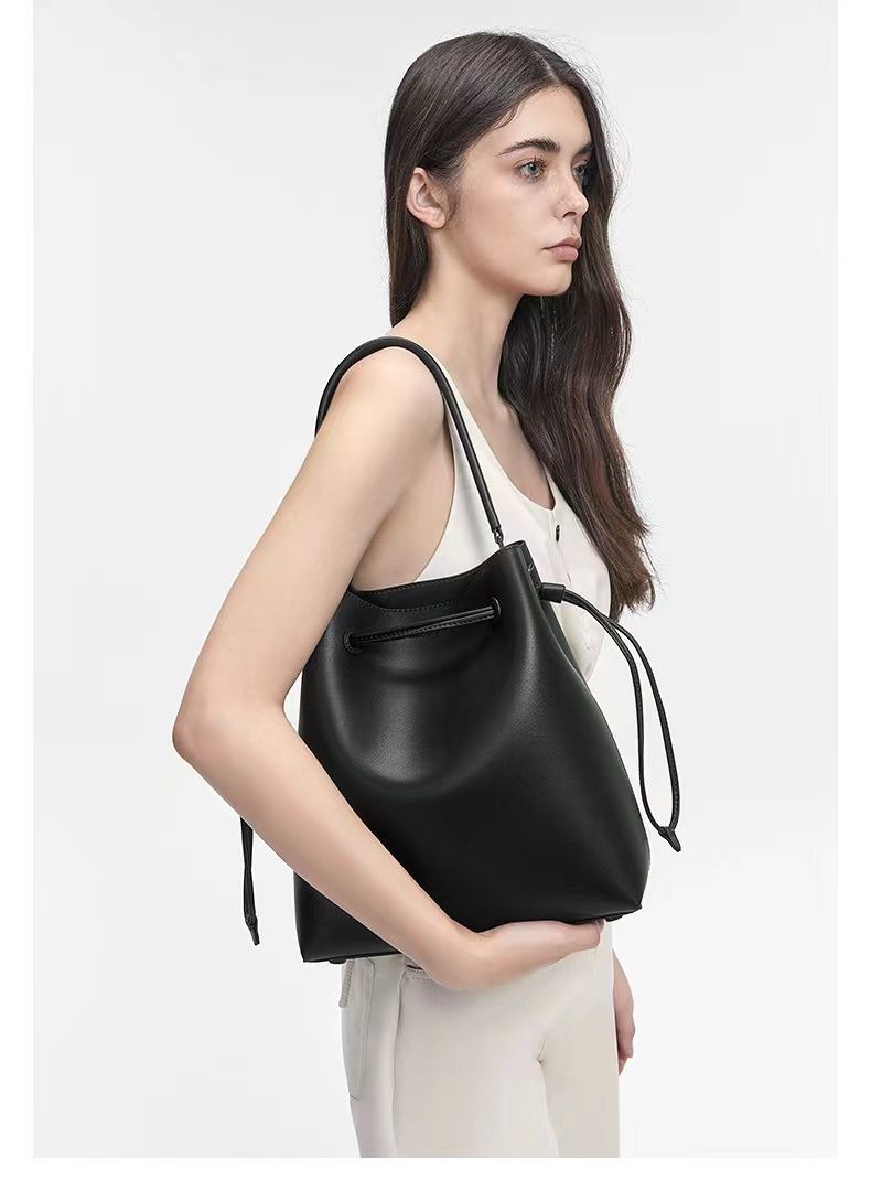 Charles & Keith Bellamy Drawstring Women's Bucket Tote Bag