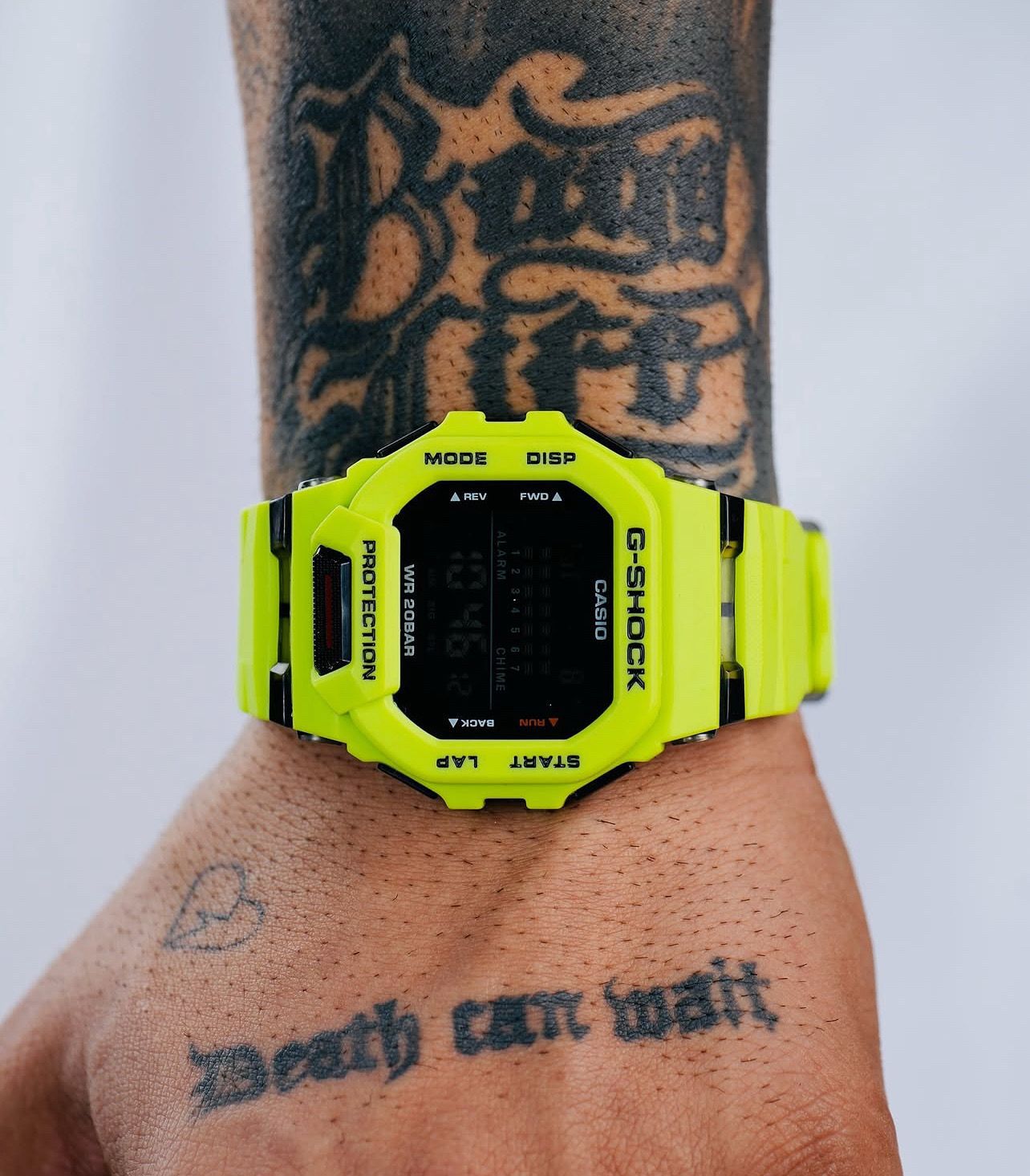 Casio G-Shock G-Lide GBD-200-9 Digital Lime Yellow Fitness Watch