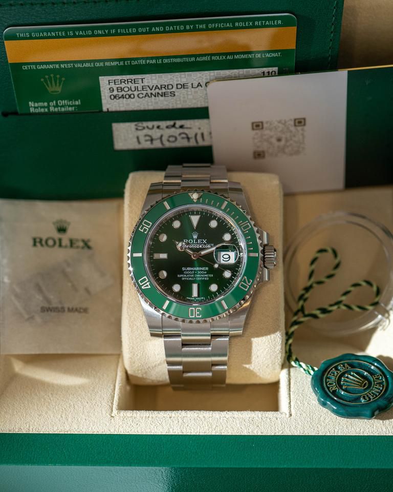 Rolex Submariner Green Dial 40mm Automatic Men's Watch - Image 4
