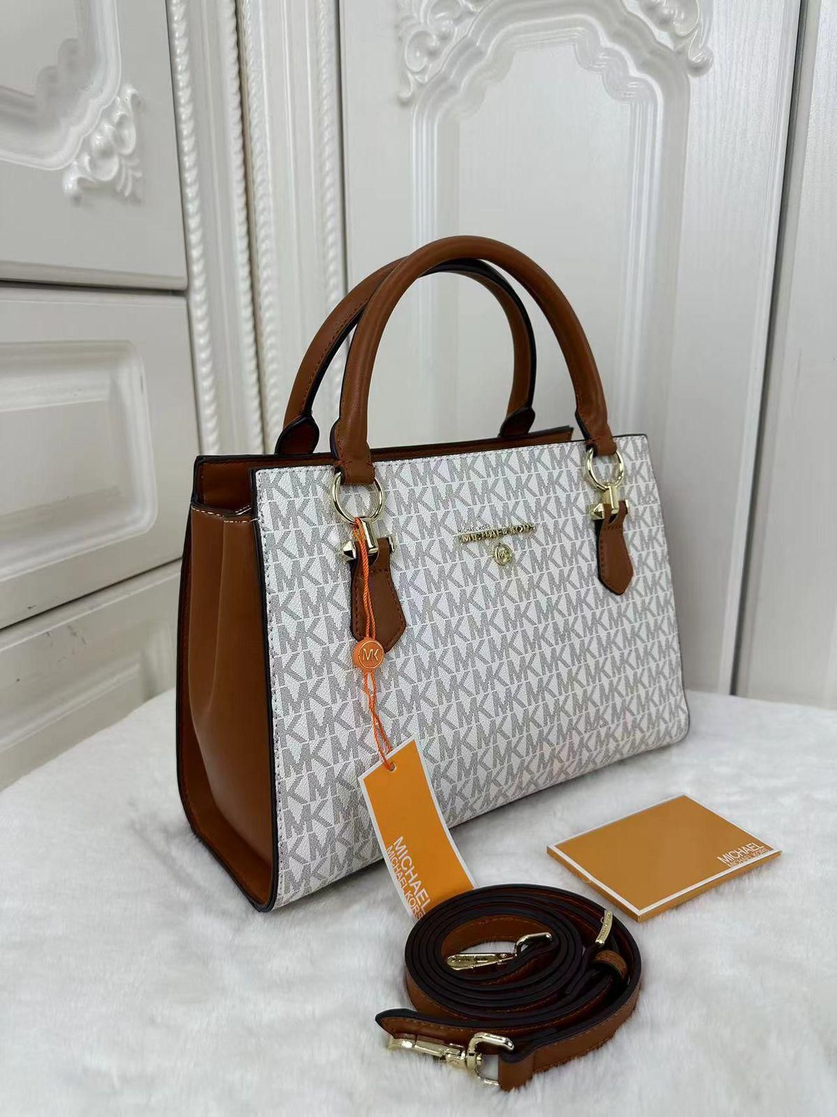 Michael Kors Marilyn Medium Logo Printed Women's Satchel Bag - Image 2