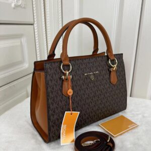 Michael Kors Marilyn Medium Logo Printed Women's Satchel Bag