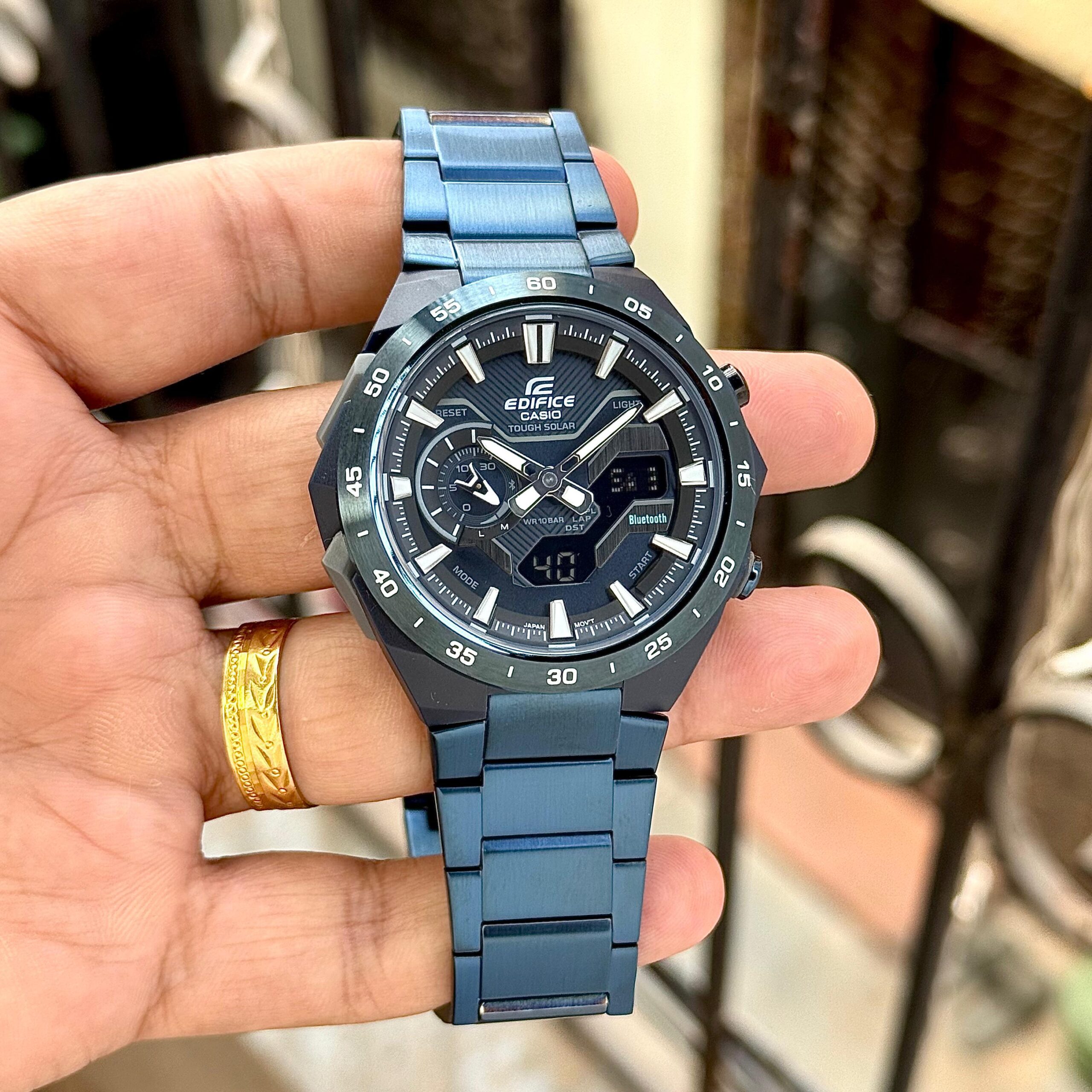 Casio Edifice ECB-2200CB Solar Power Men's Watch - Image 2