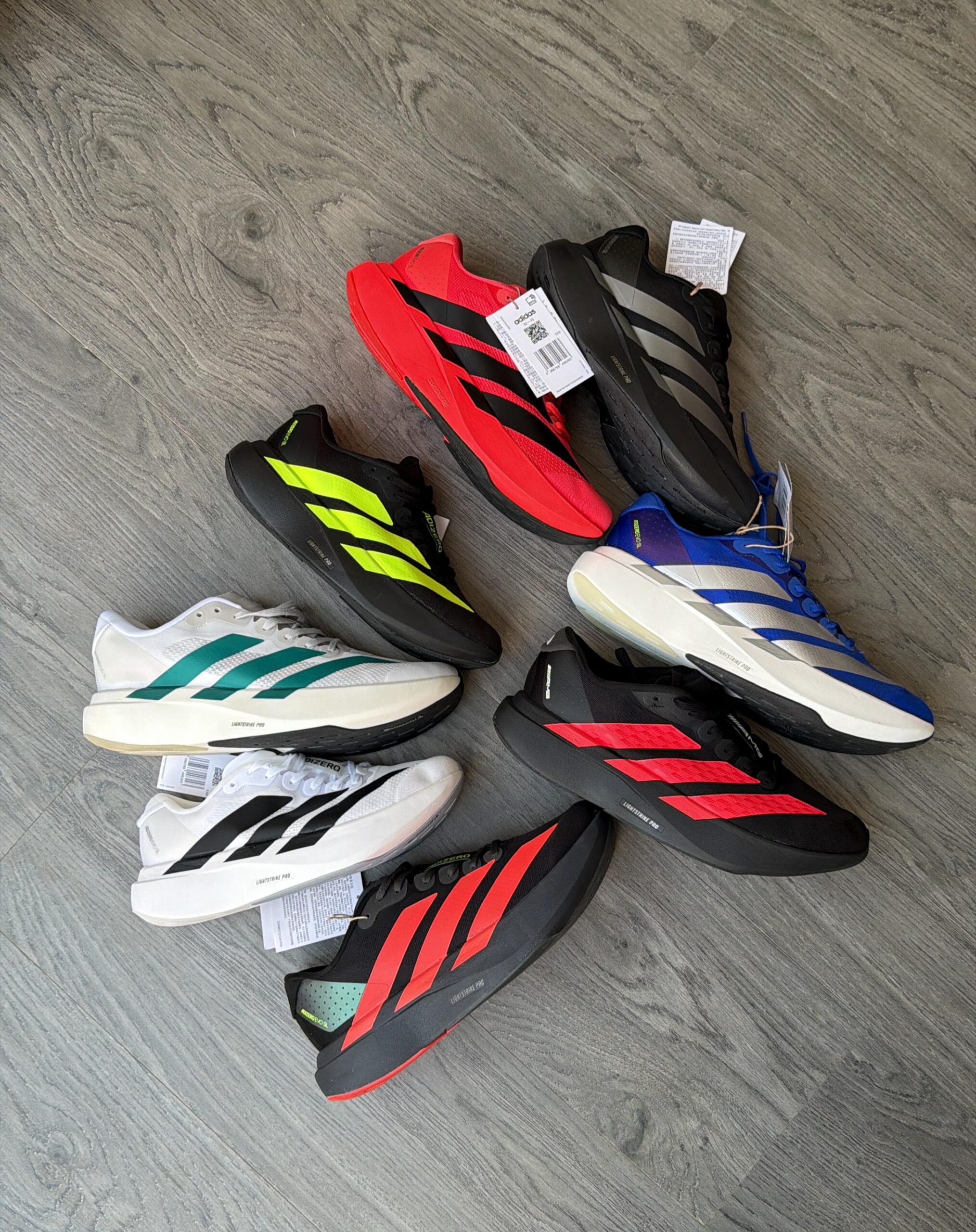 Adidas Adizero Evo SL Black Solar Red Running Shoes For Men - Image 9