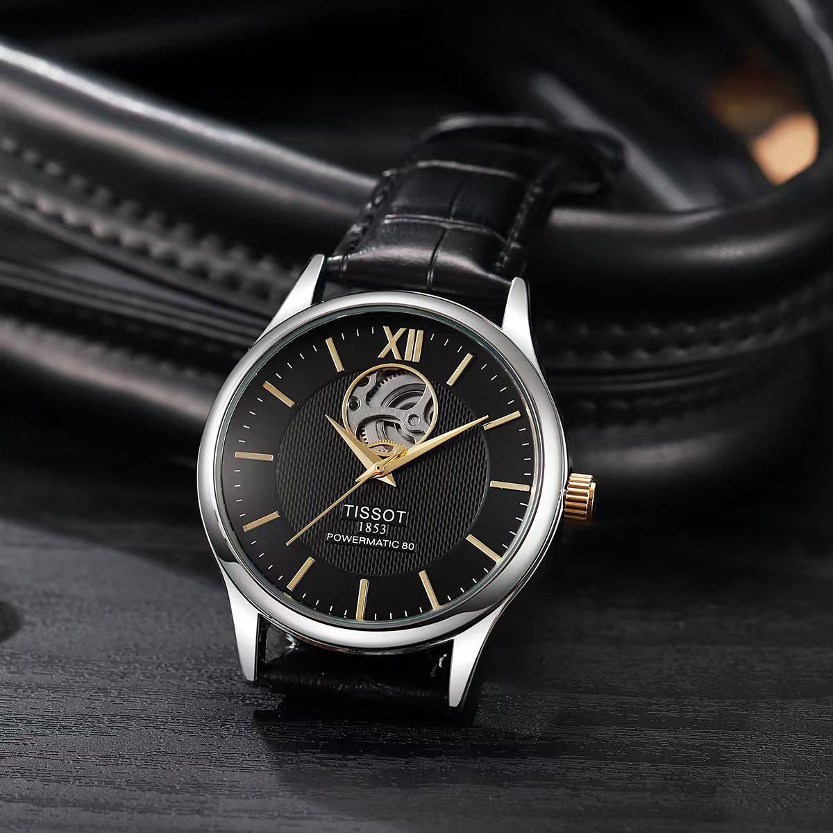 Tissot Powermatic 80 open heart Automatic Men's Watch - Image 6