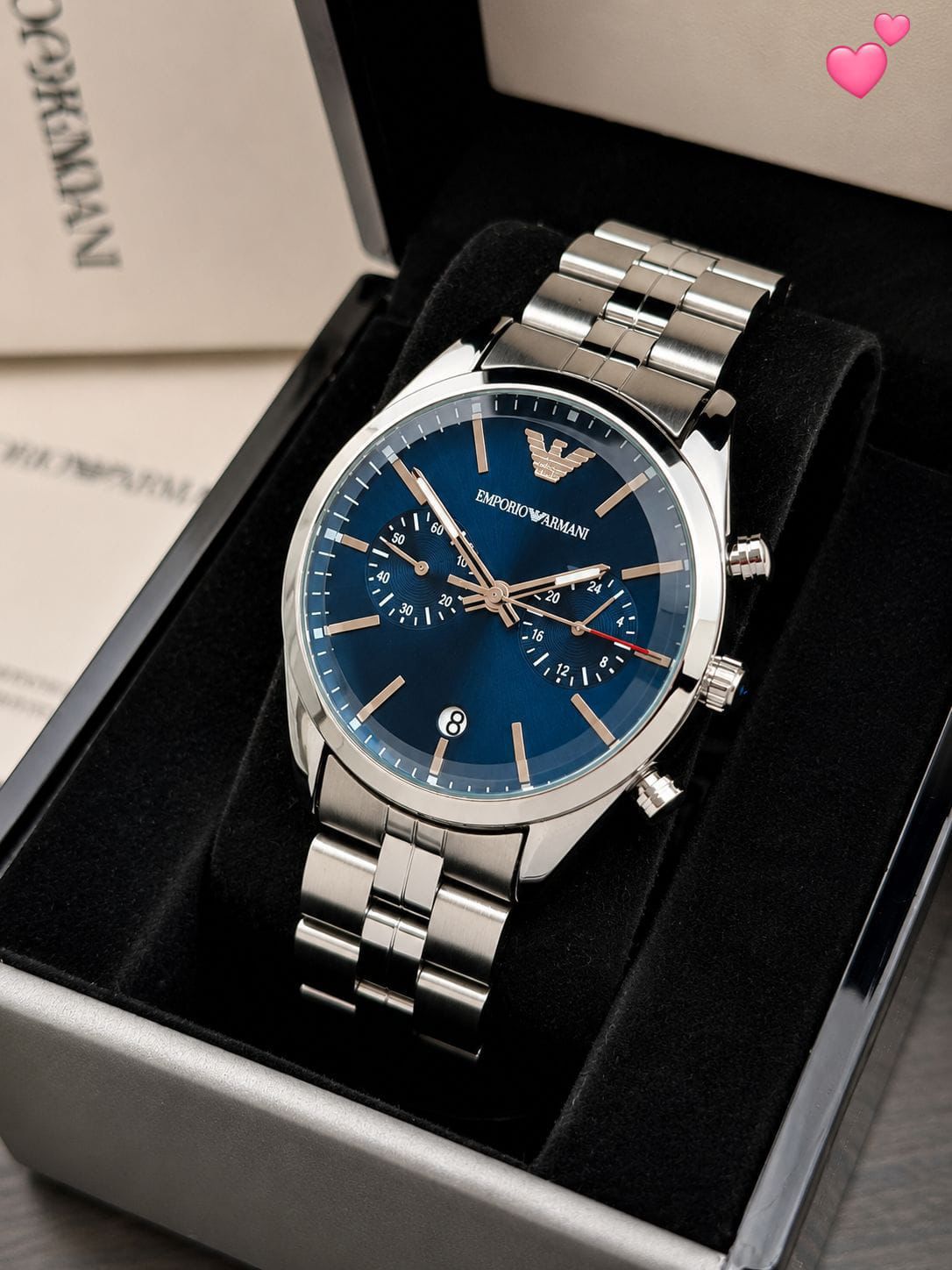 Emporio Armani Chronograph 42mm Men's Watch - Image 2