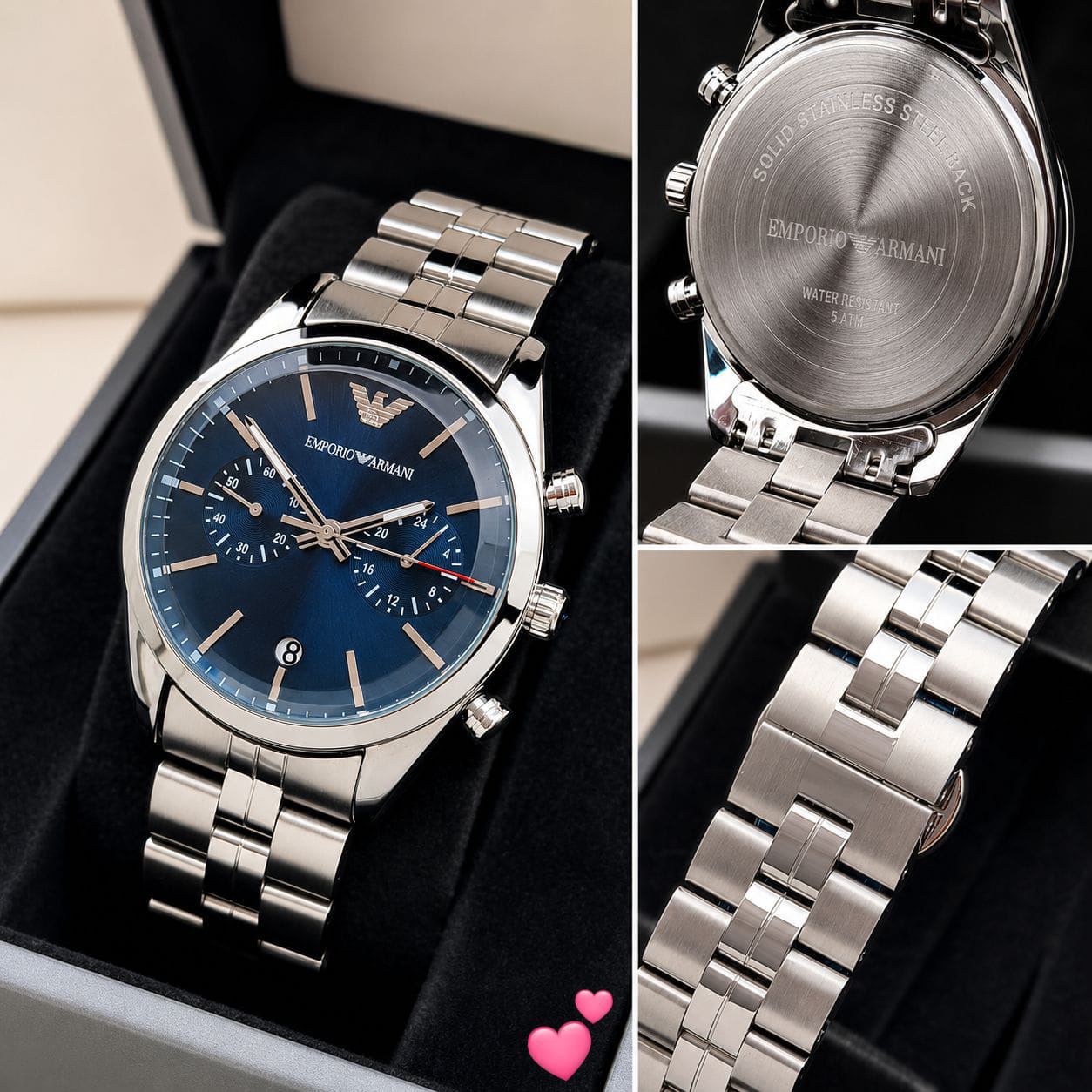 Emporio Armani Chronograph 42mm Men's Watch - Image 4