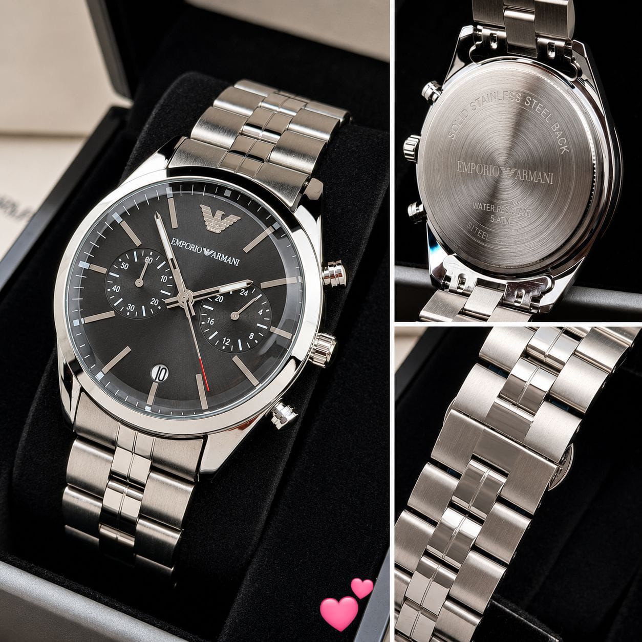 Emporio Armani Chronograph 42mm Men's Watch - Image 3