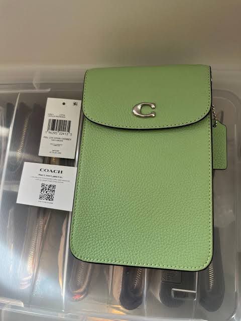 Coach Pebble Leather mobile sling Bag - Image 2