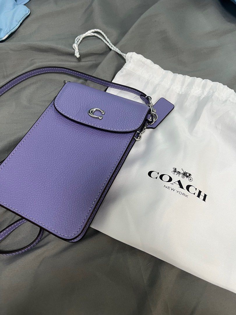 Coach Pebble Leather mobile sling Bag - Image 3