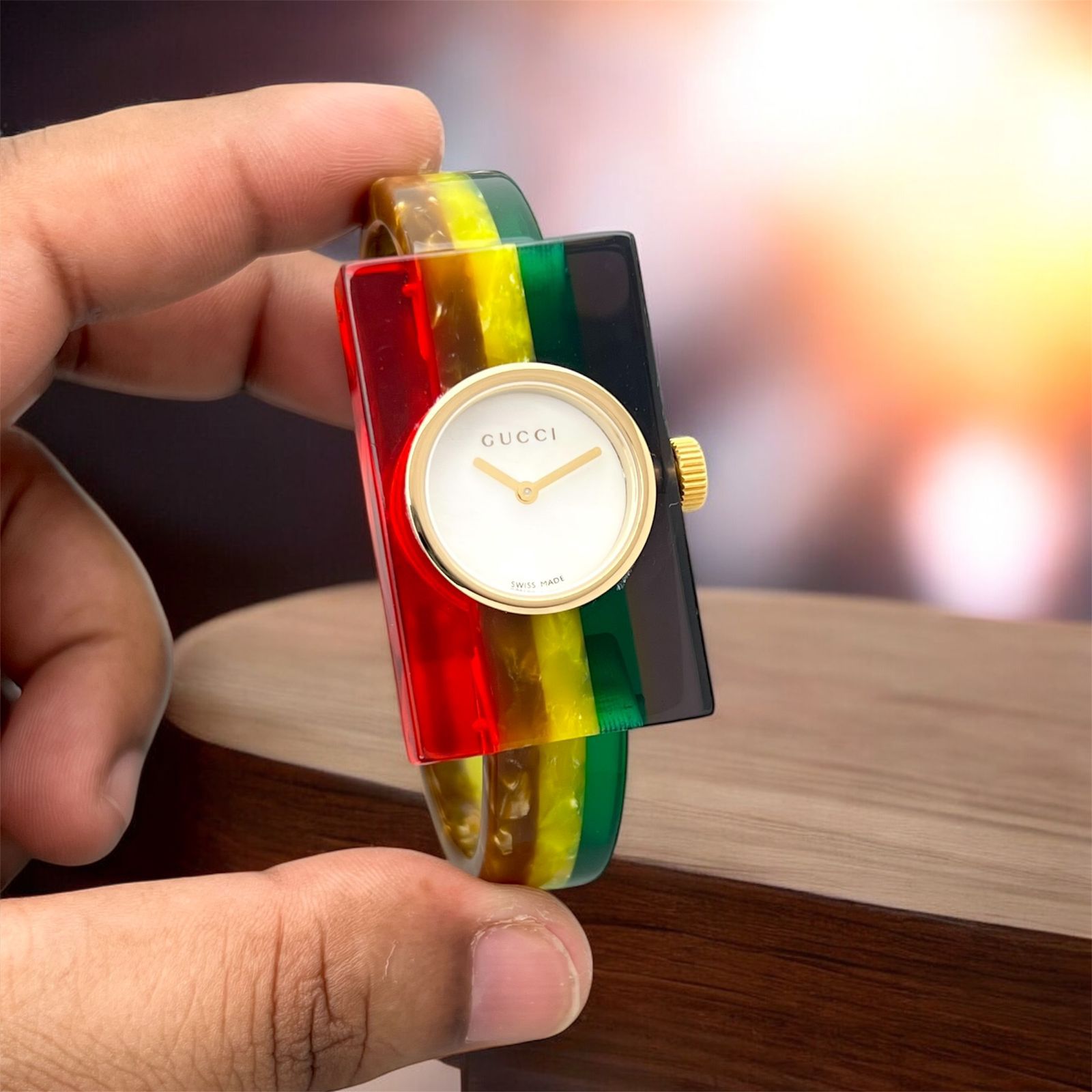 Gucci Plexiglass Women's Watch